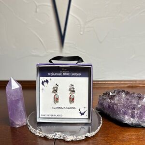 Disney's Nightmare Before Christmas Stud Earring Set Jack Skellington & Sally